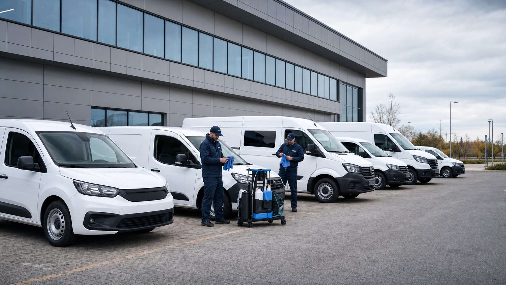 Servizio operativo Washly presso una flotta